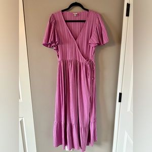 A New Day wrap midi dress